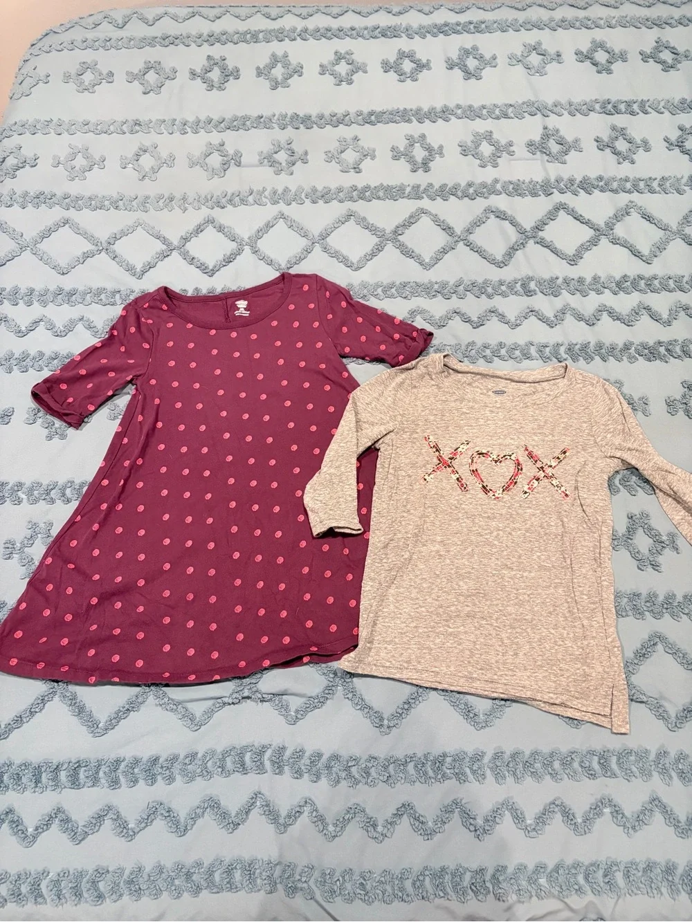 Old Navy Girls Dress & Long Sleeve Top Bundle | Size Small (6-7)